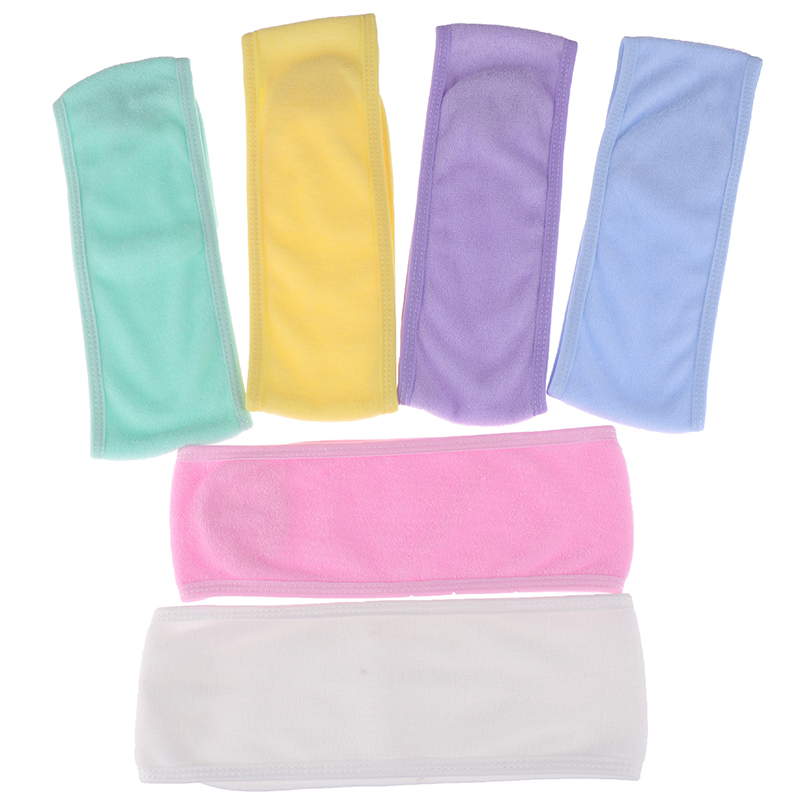 Turbante de lavado de cara para maquillaje, cinta de Yoga ancha para lavado de cara, Spa, ducha, para lavar cosmética facial