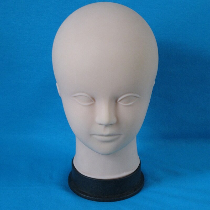 Plastic Female Cosmetology Mannequin Head for Makeup Practice, Training Manikin Head Hairdresser,Mannequin Head