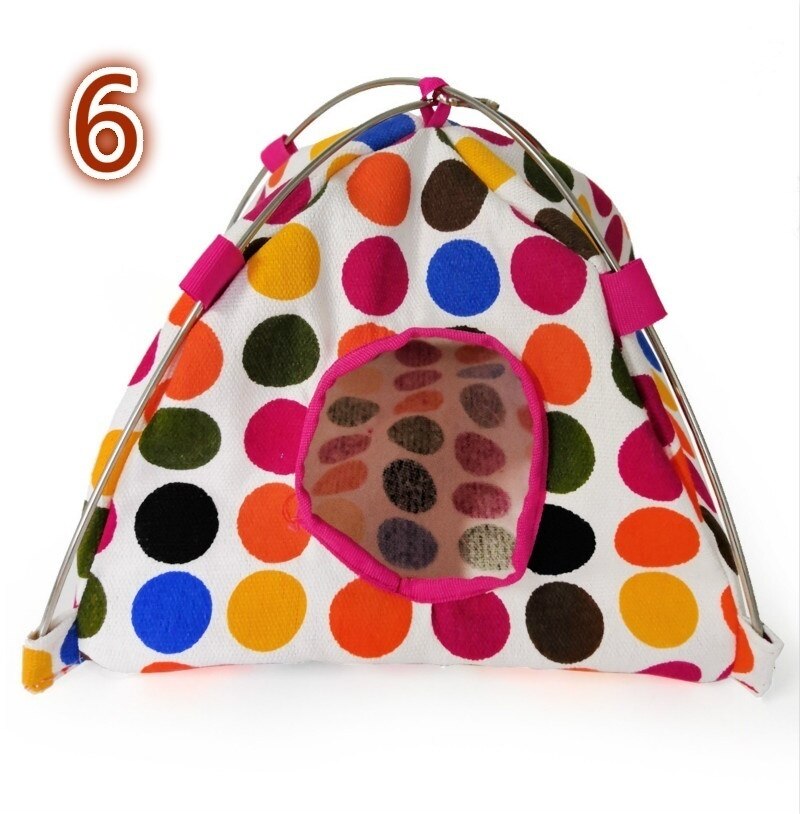 Tente nid de perroquet en toile, sac de couchage suspendu au sol, nid d&#39;oiseau, Hamster, nid en coton, hamac: 6