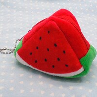 Nützliche Obst Geformt Geldbörse Für Frauen Geld Tasche Mini Handtasche Schlüssel Tasche Weibliche Zipper Nette Kleine Brieftasche Mädchen Ändern geldbörse: Watermelon