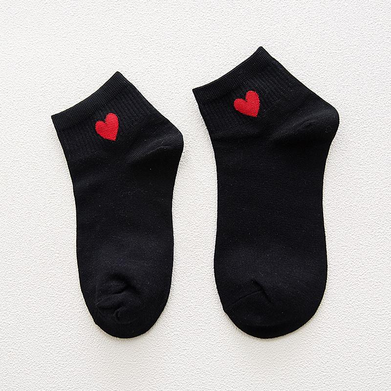 Spring Summer Art Fresh Fruit Boat Socks White Soft Cotton Socks Breathable Cute Women's Travel Hosiery: style 2 A