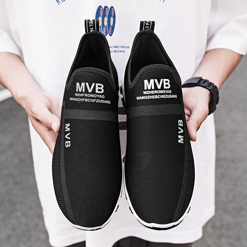 Summer Breathable Mesh Casual Walking Shoes for Men Lightweight Outdoor Jogging Sneakers Comfortable Sport Running Shoe