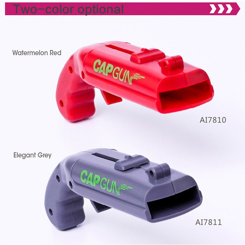 Bottle Opener Beer Can Opener Cap Gun Beer Bottles Open Capgun Drink Opening Shooter Portable Wine Opener Wine Opener