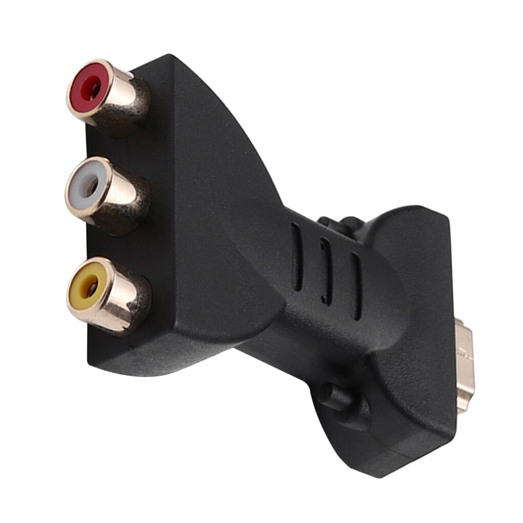 HD, aby RCA Adapter wideo TV DVD projektor 720P 1080P HD, aby AV cyfrowy Audio wideo konwerter sygnału