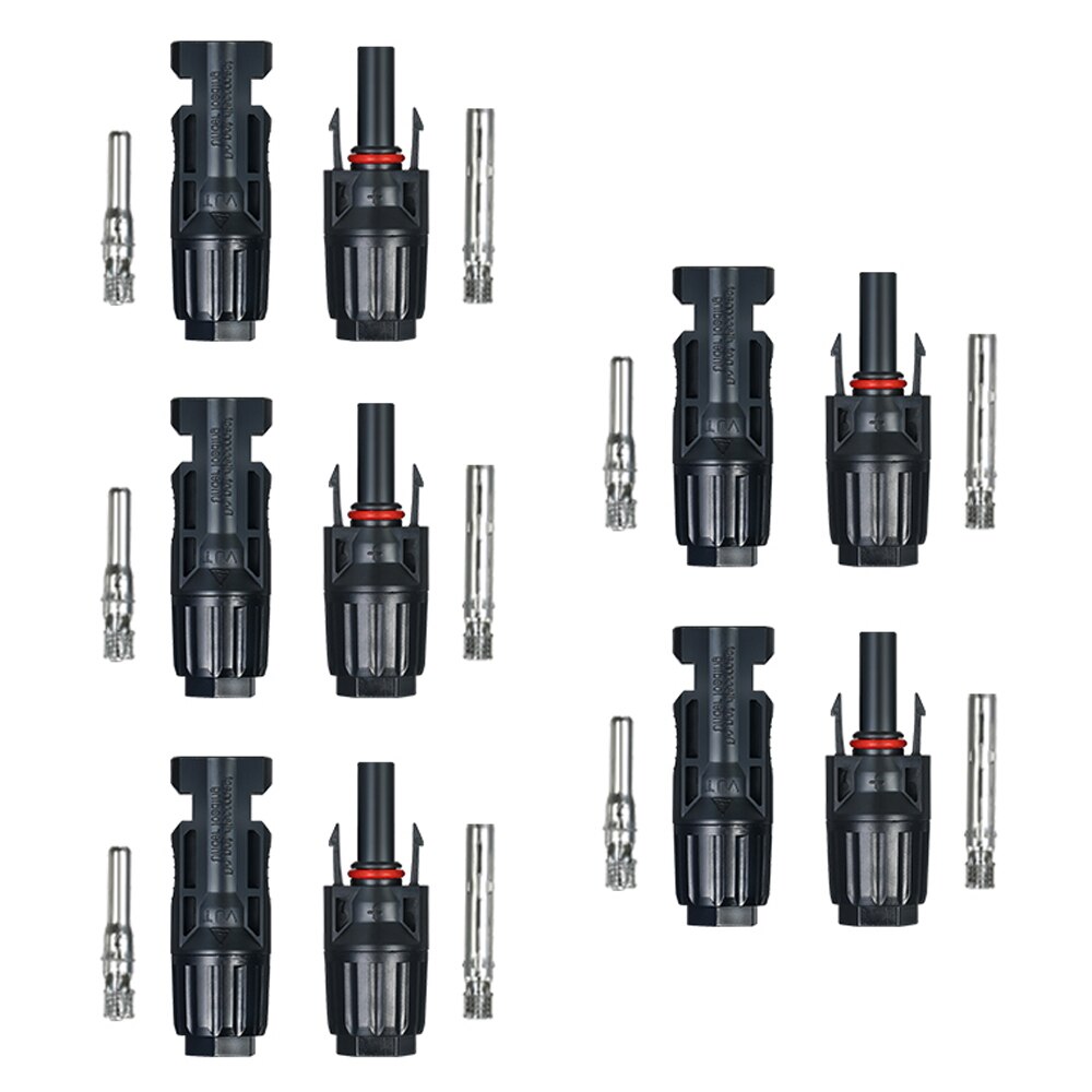 10/20 Pairs Male/Female Solar Panel Cable Connectors with Spanner Assembly Tool for PV System