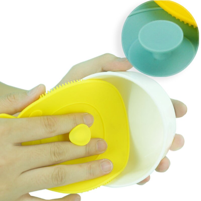 food grade zuig spons siliconen afwassen spons scrubber silicon spons voor wassen gerechten