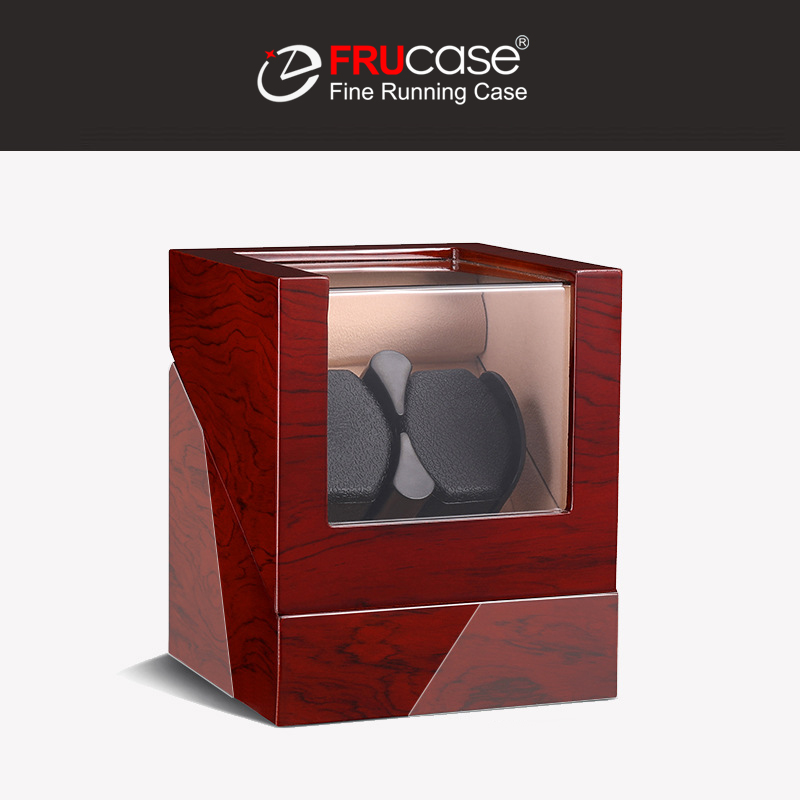FRUCASE Mehrfarbiger Uhrenbeweger für Automatikuhren, Uhrenbox, USB-Kabel mit Batterieoption 1+0/2+0: Gold