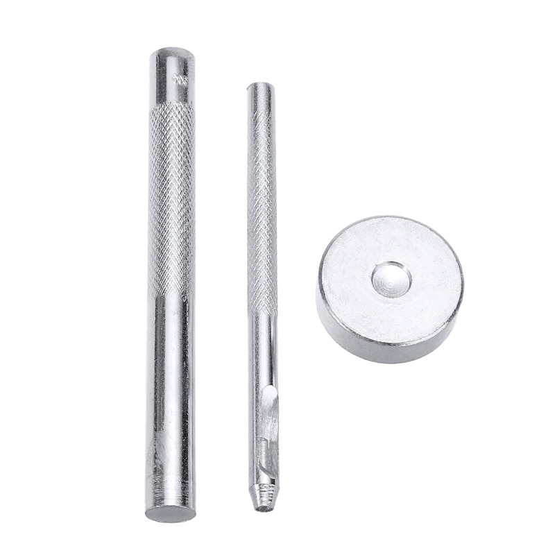 480pcs Leather Rivets Double Cap Rivets Metal Fixing Tool With Punch Pliers Kit for DIY Leather Jeans Belt Jacket Leather Craft