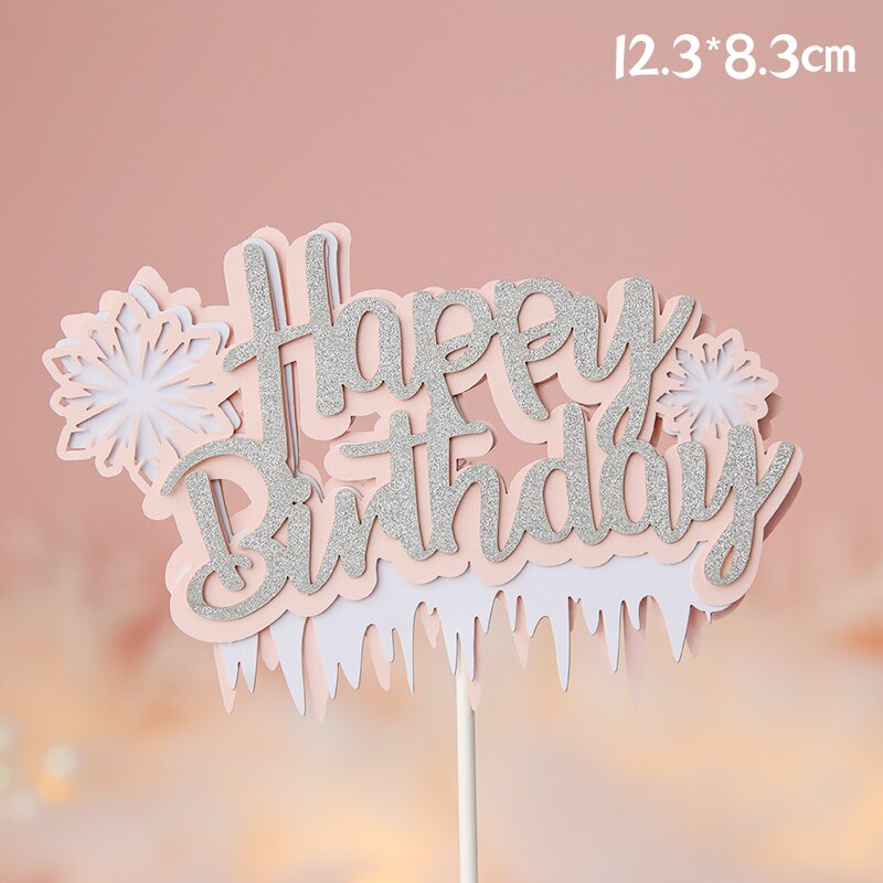 Pink Christmas Tree Bear Santa Claus Xmas Cake Topper for Birthday Party DecorationLove Baby Shower Baking Supplies: Orange