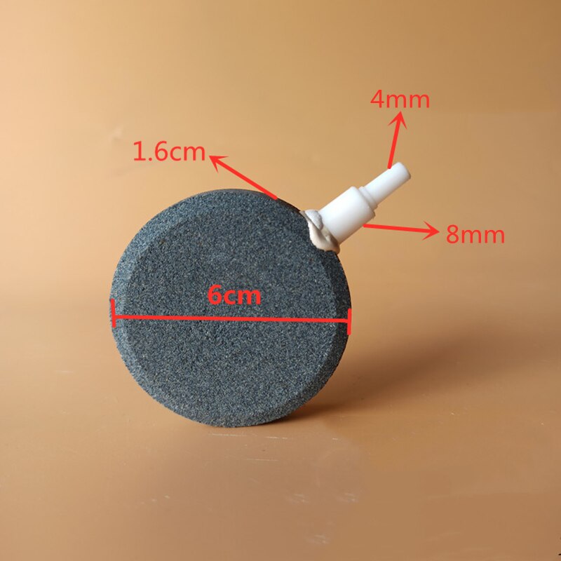 Keramische Schijf Uitstromer Diffuser Fish Pond Tank Lucht Steen 1Pc Aquarium Lucht Steen 4Cm/6Cm/8Cm/10Cm: 6cm