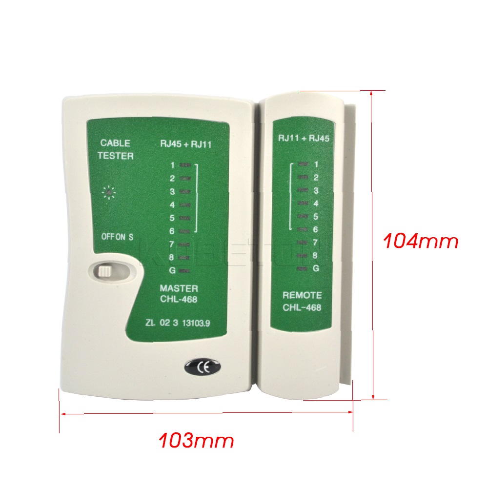 Kebidumei Professionele Netwerk Kabel Tester RJ45 RJ11 RJ12 CAT5 Utp Lan Kabel Tester Detector Remote Test Gereedschap Networking