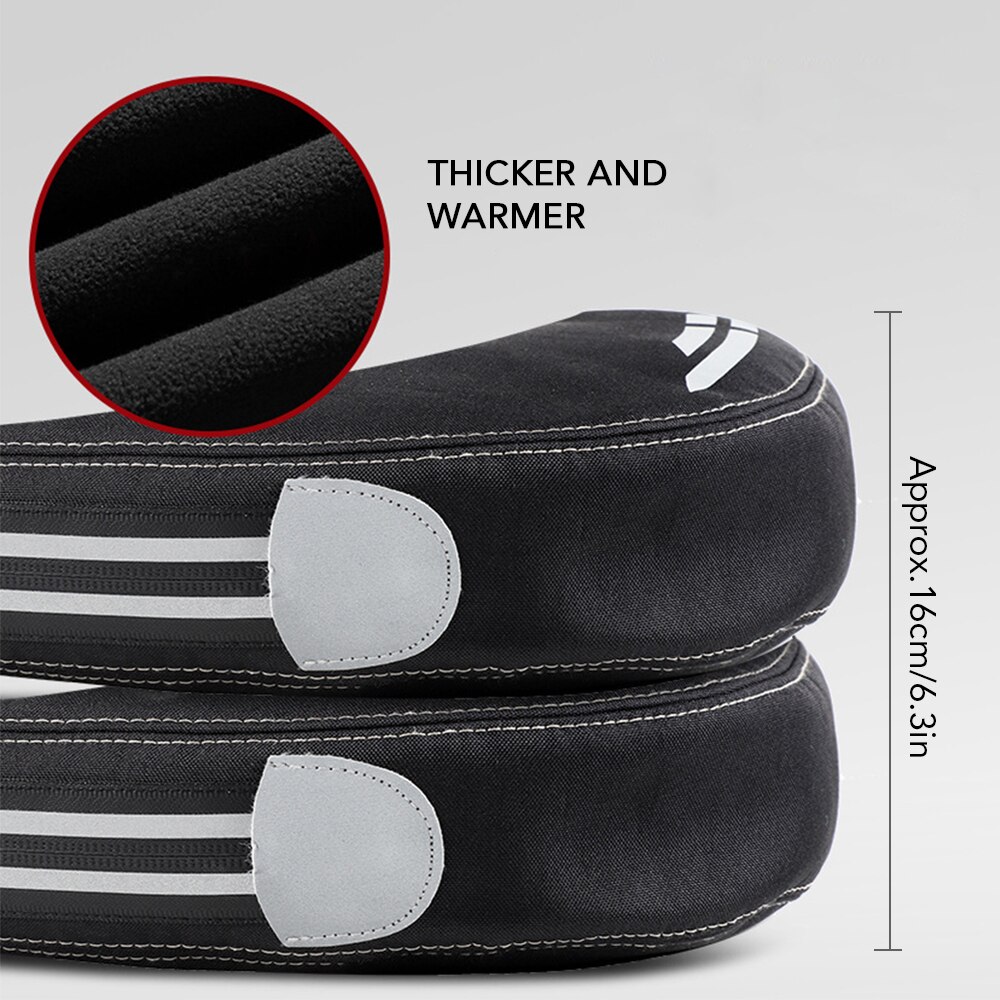 1 Pair of Bicycle Handlebar Warm Gloves Windproof Motorcycle Mittens Cold Hand Warmers for Road MTB Water Resistant Bar Gloves