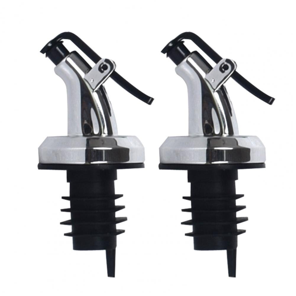 Tapón dispensador de aceite de oliva, tapón de botella, vinagre, salsa, herramienta de cocina, 2 uds.