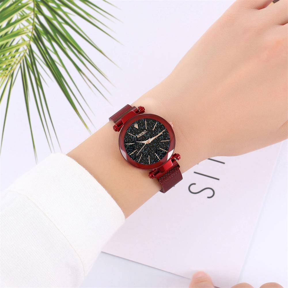 Luxe Magnetische Sterrenhemel Vrouwen Horloges relogio feminino Vrouwelijke Klok Quartz Horloge Dames Polshorloge reloj mujer