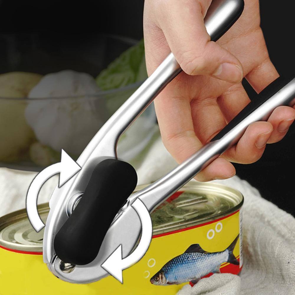 Rvs Professionele Tin Handleiding Blikopener Ambachtelijke Bier Grip Opener Blikjes Flesopener Keuken Gadgets Multifunctionele