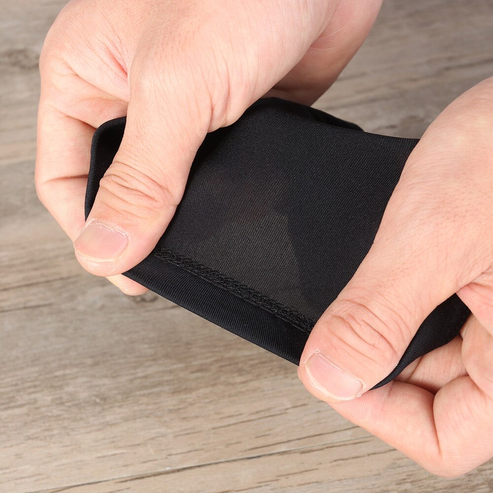 Soft Adult Swim Cap Polyester Cloth Fabric Bathing Cap Men And Women Swimming Hat Caps For Water Sports Light Blue