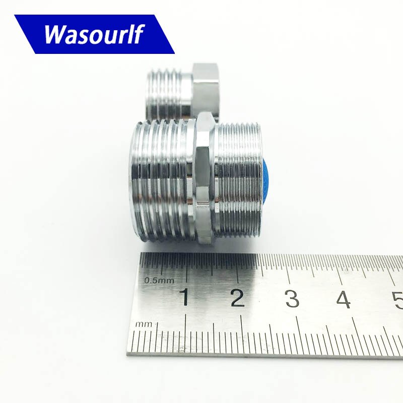 WASOURLF M22 M24 adaptateur de connecteur de filtre à filetage mâle G3/4, adaptateur de robinet de salle de bains, pièces de raccords