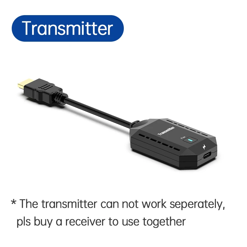 5G 4K 1080P 50M inalámbrico HDMI VGA transmisor de vídeo receptor extensor adaptador de pantalla Dongle para teléfono TV Monitor proyector PC: Verde
