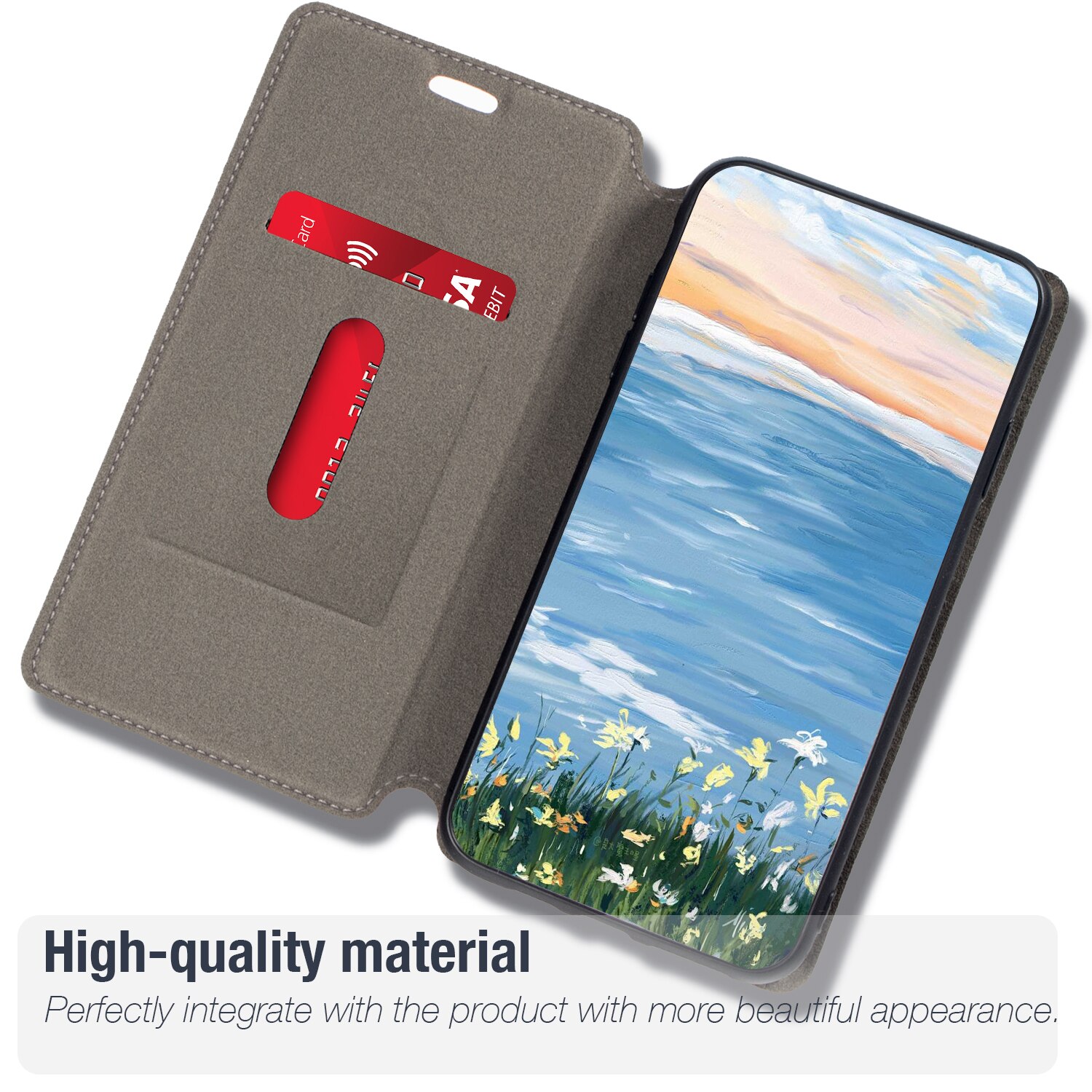 Voor Blackview A95 Case Multicolor Magnetische Sluiting Leather Flip Case Cover Met Kaarthouder 6.53 Inches