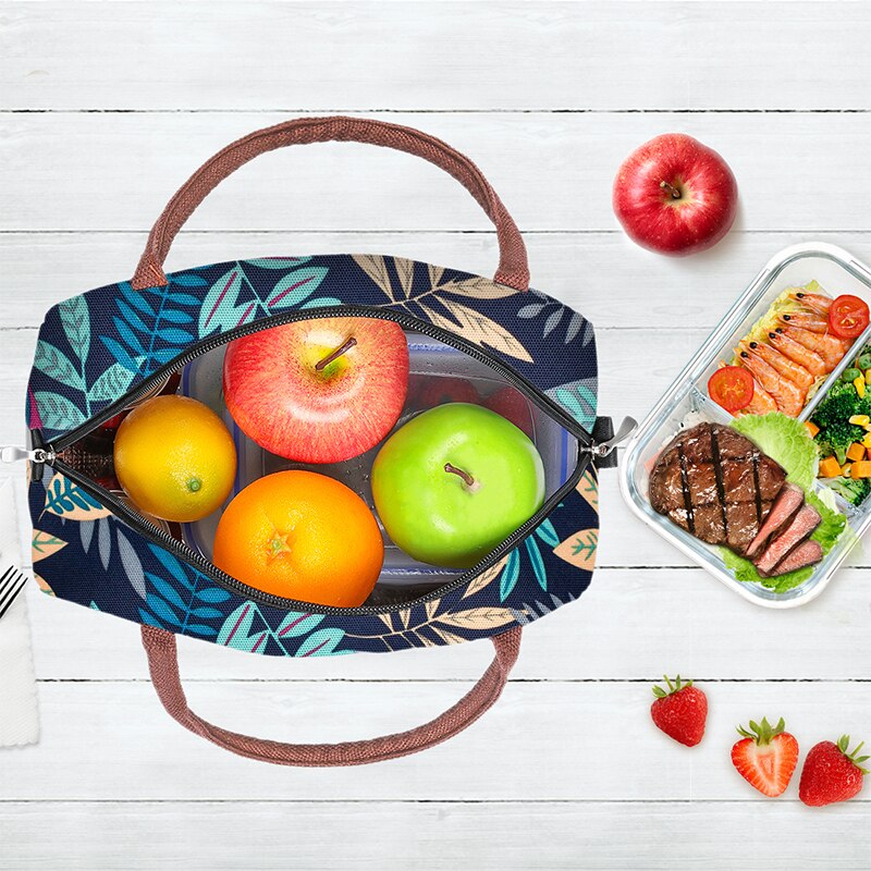 Aosbos Tragbare Kühler Mittagessen Tasche Thermische Isolierte Multifunktions Lebensmittel Taschen Lebensmittel Picknick Lunch Box Tasche für Männer Frauen Kinder