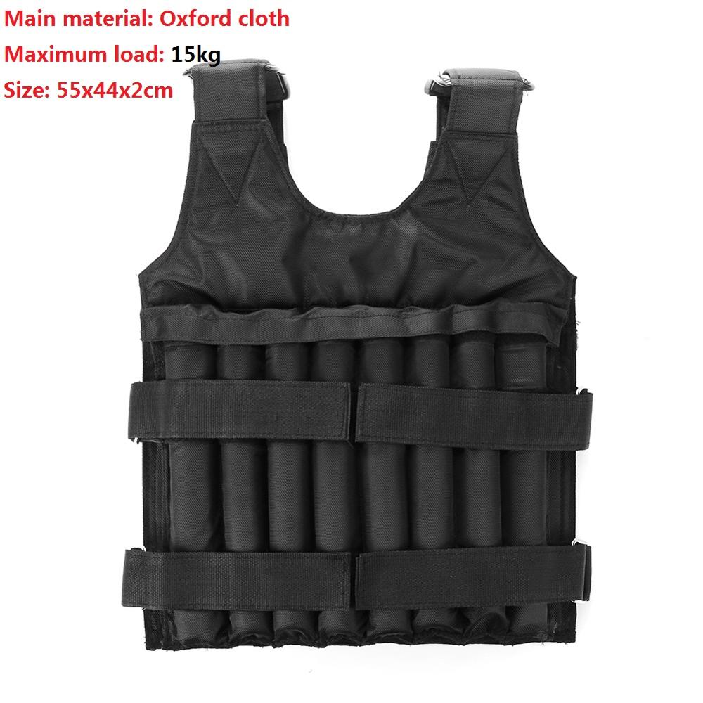 20/50Kg Loading Weighted Vest Boxing Training Thickening Exercise Waistcoat Adjustable Weight Jacket Invisible Sand Boxing vest: 15kg