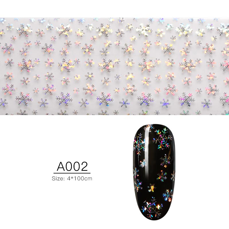 Luipaard Print Nagel Folie Stickers Set Nail Art Transfer Folies Sterrenhemel Adhesive Wraps Decoratie Manicure: AQ02003