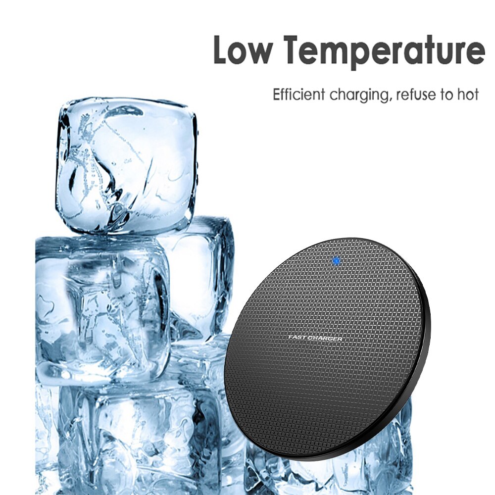 Draadloze oplader ontvanger  qi 10w voor iphone xs max  x 8 snellaadpad voor samsung note 9 s10 plus charger sans fil xedain