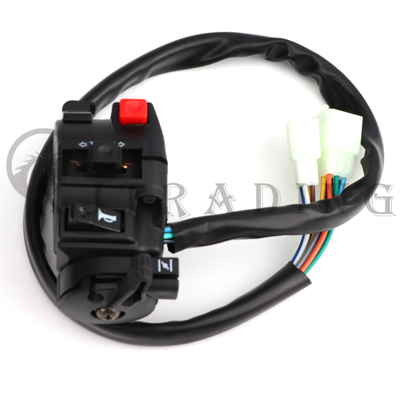 Hi-Lo Beam Kill pour moto, klaxon de démarrage électrique, interrupteur à 5 fonctions avec levier de starter pour RL Bumosquito facades, vélo 4 roues