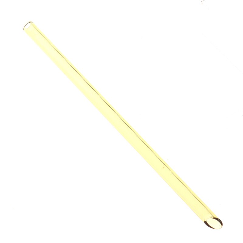 1 set herbruikbare glazen rietjes voor bruiloften, cocktails, sap, verjaardagsfeesten: Bruin