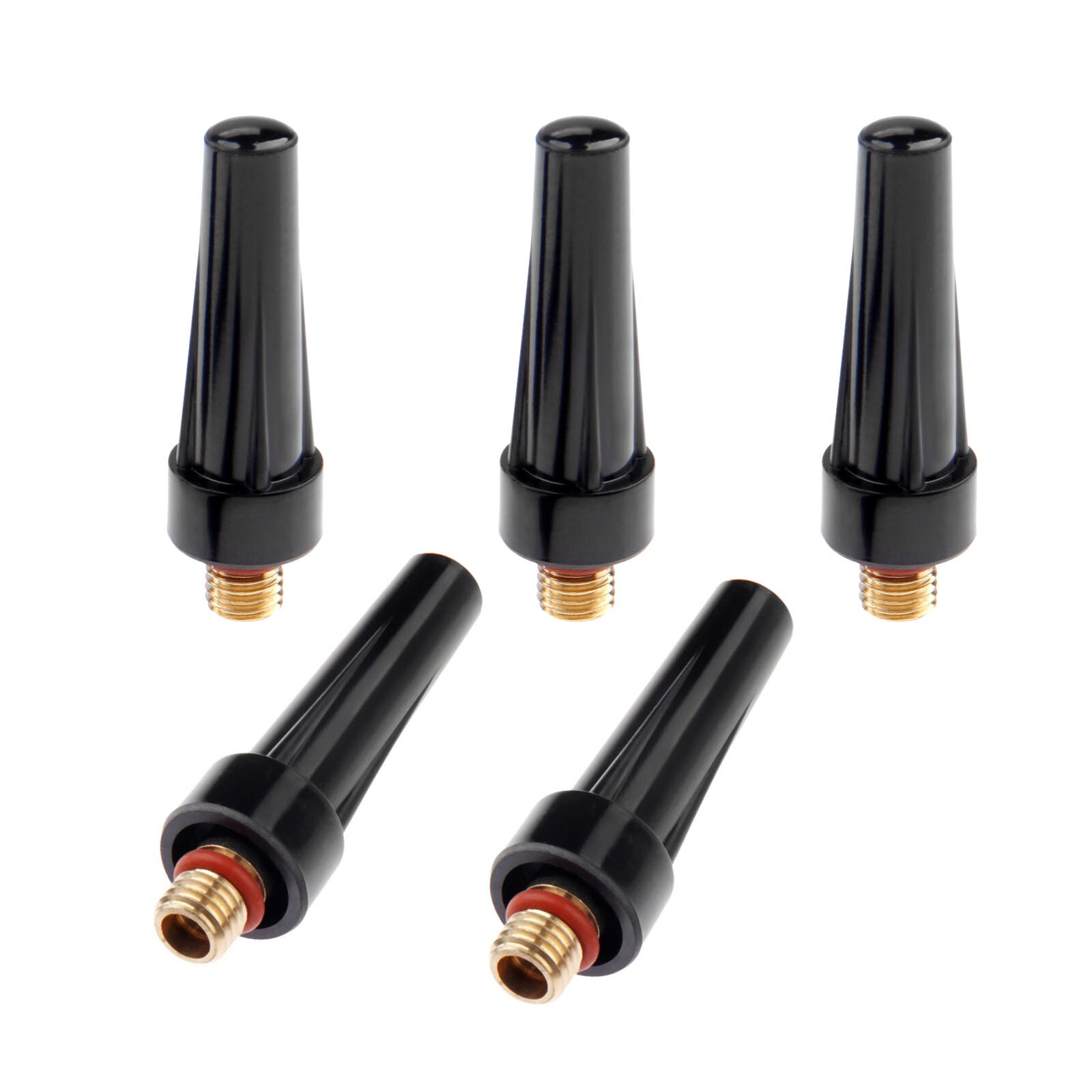 5Pcs 41V35 TIG Back Caps (Medium) for WP9 WP20 WP25 TIG Welding Torch Welding Cutting Consumable Parts Welding Soldering Torches