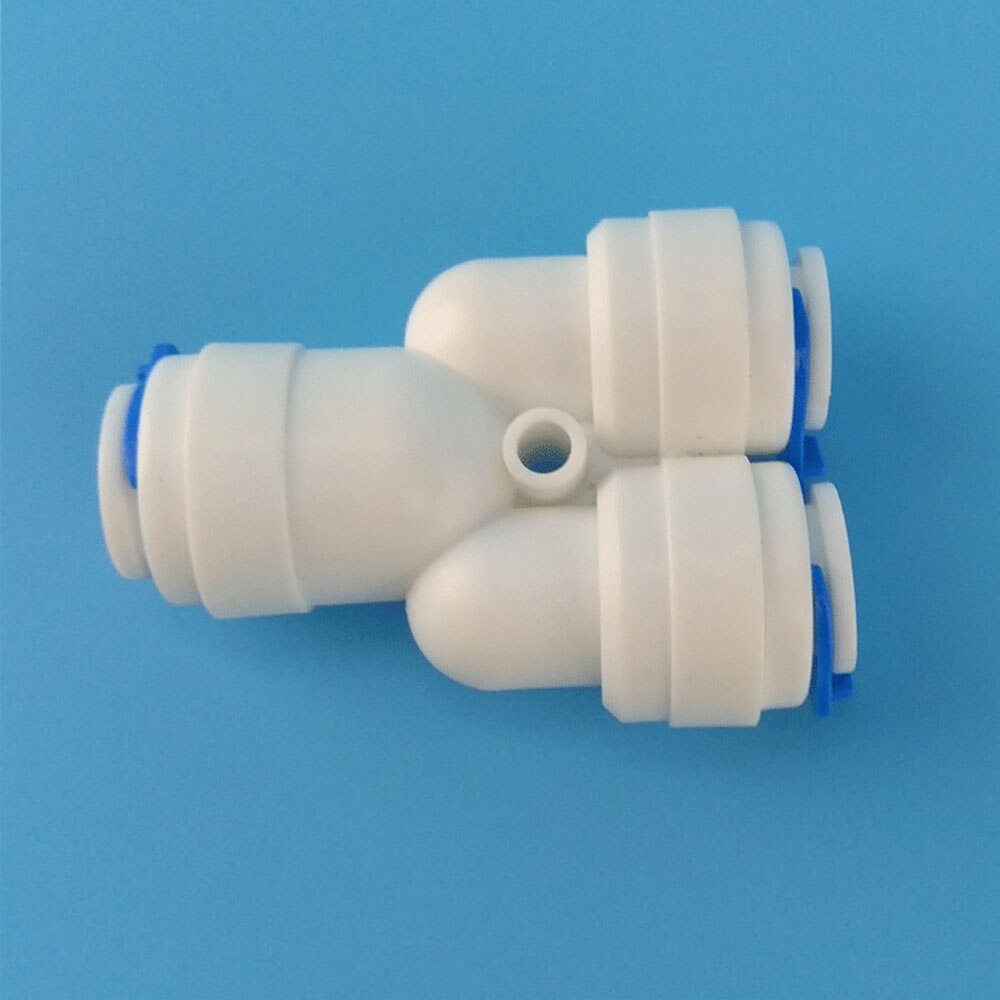 ZAOJIAO 1/4" Tee 3-Way Y Splitter Fittings - 10 Pack Push Connect For RO Water Systems