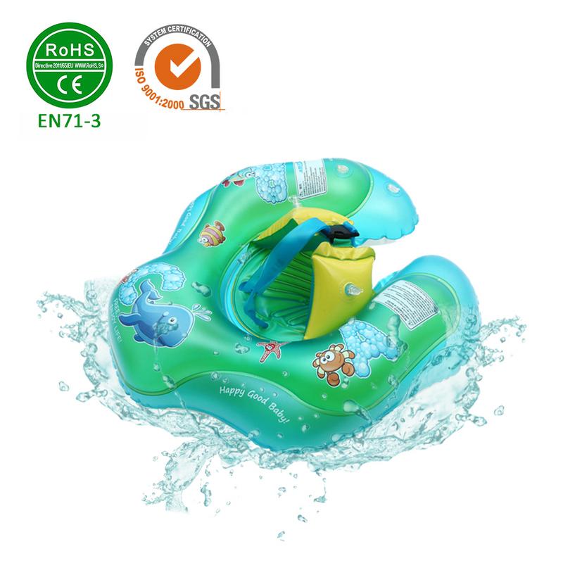 Summer Baby Friendly Inflatable Baby Swimming Float Rollover Resistant Swimming Ring for 6 Months - 3 Years Old