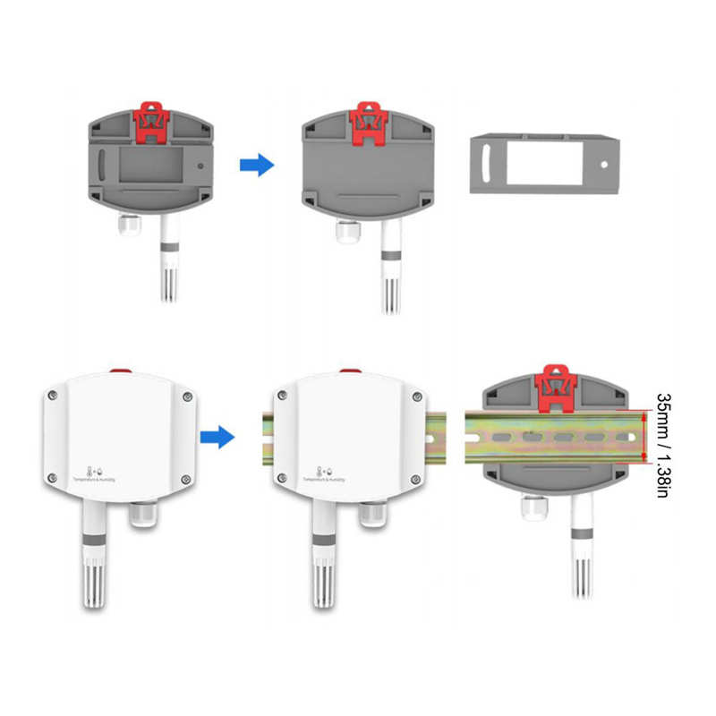 Temperature Humidity Transmitter high Accuracy IP65 485 Wall Mounted Temp Humidity Sensor emperature and humidity sensor 485