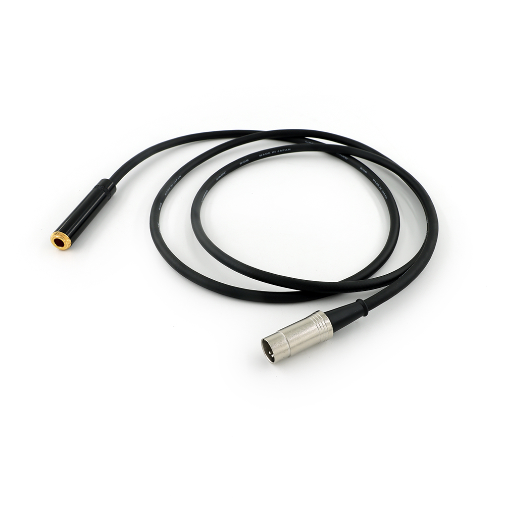 Canare L-4E6S Star Quad 5-Pin DIN Male MIDI to trs 6.35 jack female 6.5 mm Male adapter Plug Audio Cable