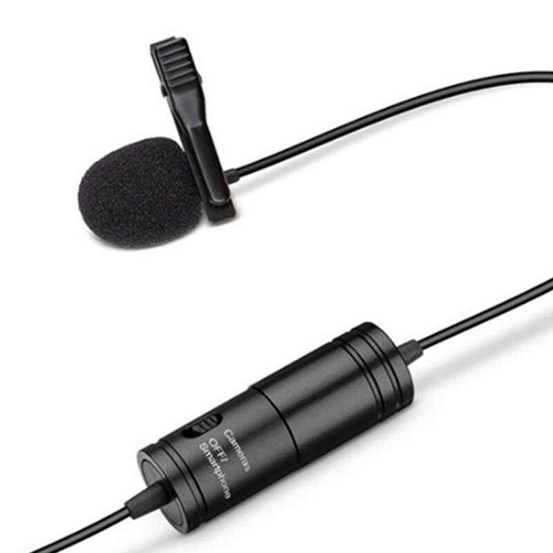 thumbnail image 2 of USB Mini Microphone Lapel Clip For Phone PC Laptop 1.5m Wired Condenser Mic Recording Noise 2 of 9