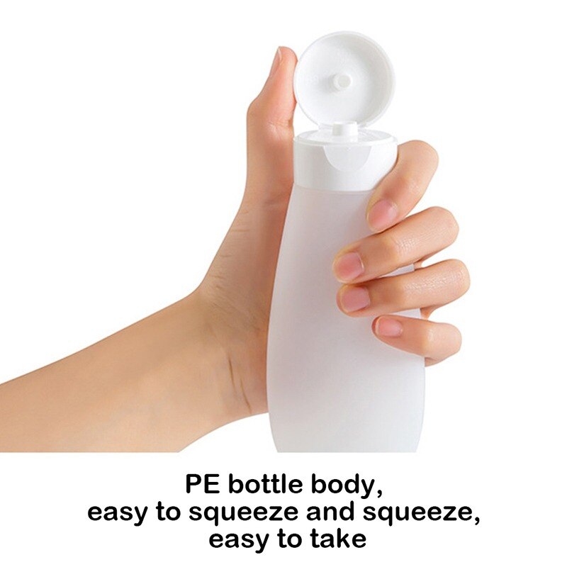 Bouteille de voyage en Silicone, Portable, Flexible, facile à presser, rechargeable, nettoyant, shampoing, bain, récipient étanche