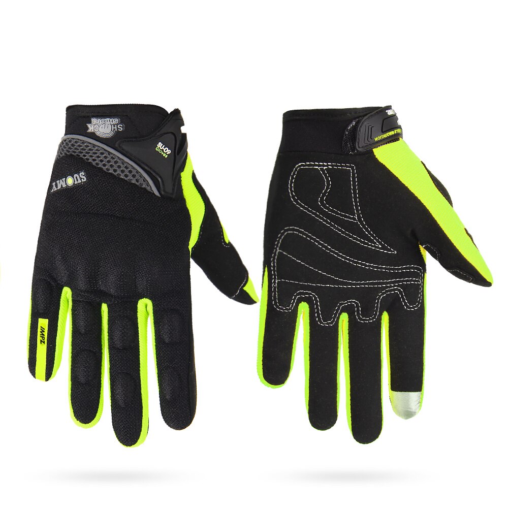 Waterdichte handschoenen voor wielrennen, heren, dames, winddichte winter fiets handschoenen, touchscreen vingers, motor fiets handschoenen: Su -09 groen / M