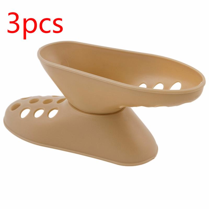 Space-saving Shoes Rack Shoe Storage Plastic Storage Stand / Organizer Rack / Stand Shelf For High Heel Shoe Shoes: 3pcs beige