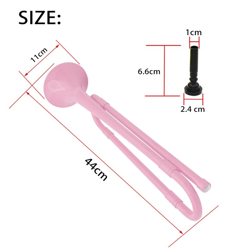 Tromba in plastica-comoda impugnatura ergonomica-suono autentico Bb per studenti e principianti costruzione in ABS