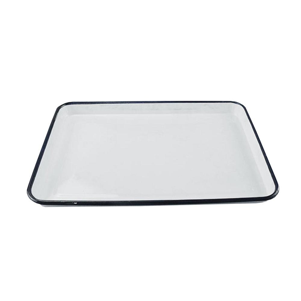 Plateau de rangement, fournitures de laboratoire, seau de rangement, équipement expérimental, outil, baril en plastique d'émail blanc