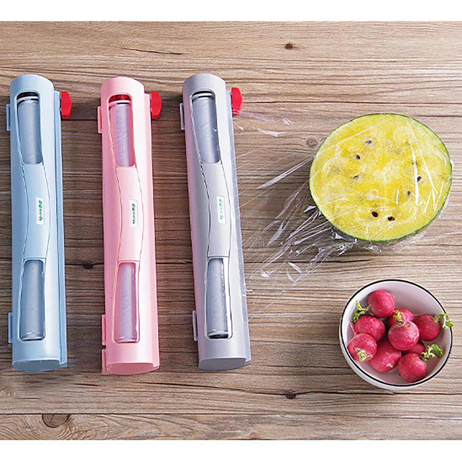 Plastic Wrap Cutter Food Wrap Dispenser Cutter Kitchen Tool Foil Cling Film Wrap Dispenser Plastic Sharp Cutter Kitchen Tool