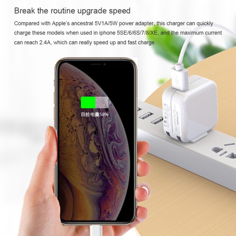 12W Charger Adapter For IPhone 6/7/8/X/11 Pro For APPLE Watch For IPad Fast Charging Mobile Phone Accessories