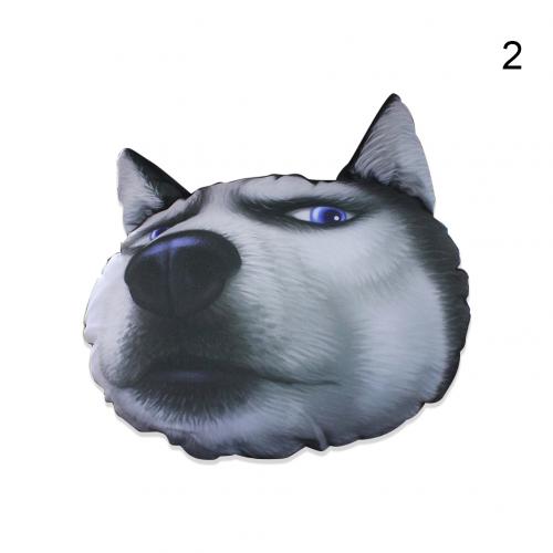Appui-tête en forme d&#39;animal mignon pour voiture, coussin de cou et de tête de chien Cool, oreiller de taille avec noyau + coussins en charbon actif