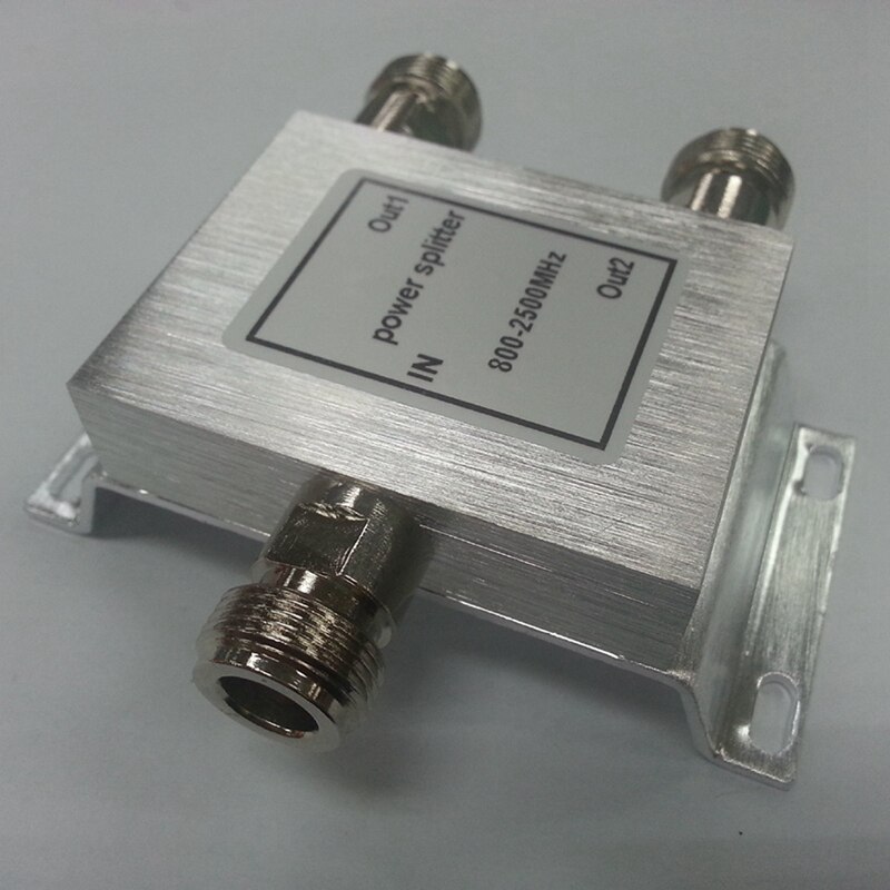 Rf Coax Splitter 1 Naar 2 Way Power Splitter 380-2500 Mhz Signal Booster Divider N Vrouwelijke 50 Ohm snelle