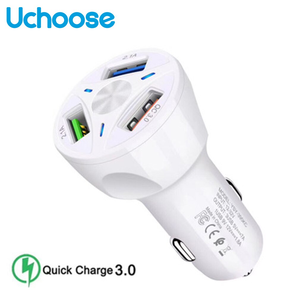 Universele motorfiets autolader usb snellader  qc3.0 poorten auto sigarettenaansteker adapter voor smartphone qc auto telefoonlader