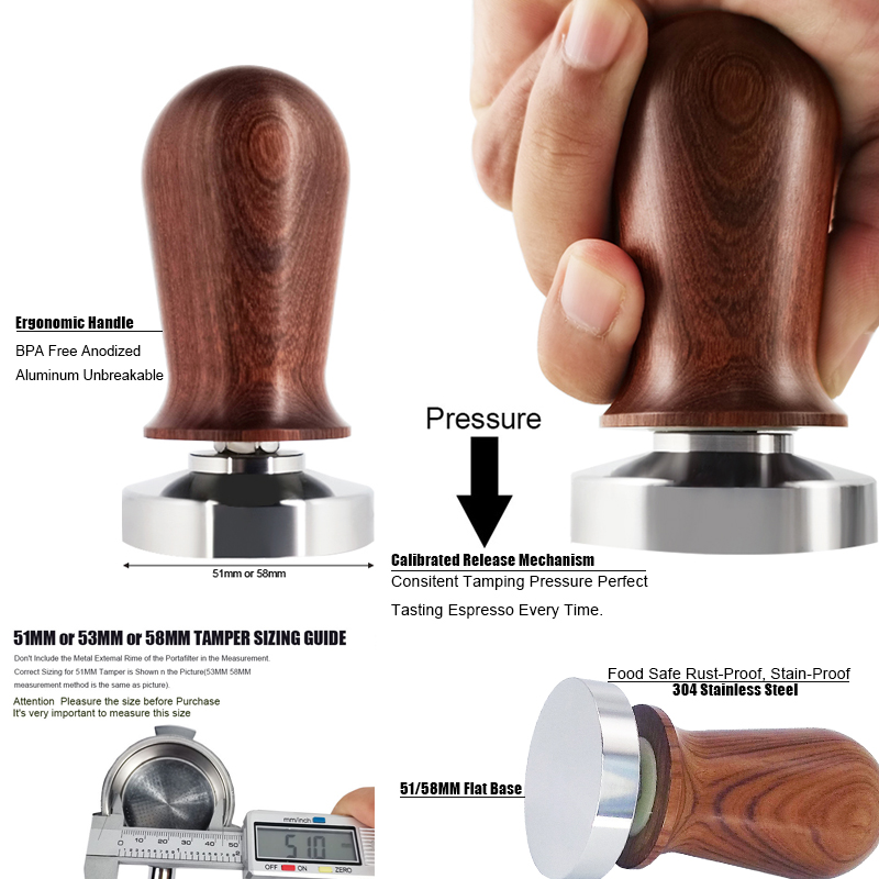 MANOMISSIONE CAFFÈ ESTRAZIONE uniforme con base a increspatura 51 mm/58