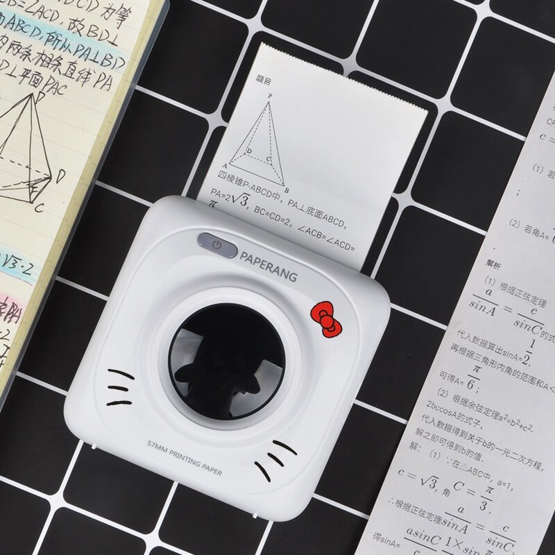 Mini Portable Thermal Printer Photo Pocket Photo Printer Printing Wireless Bluetooth Android4.0 IOS8.0+ Support Printers 200dpi