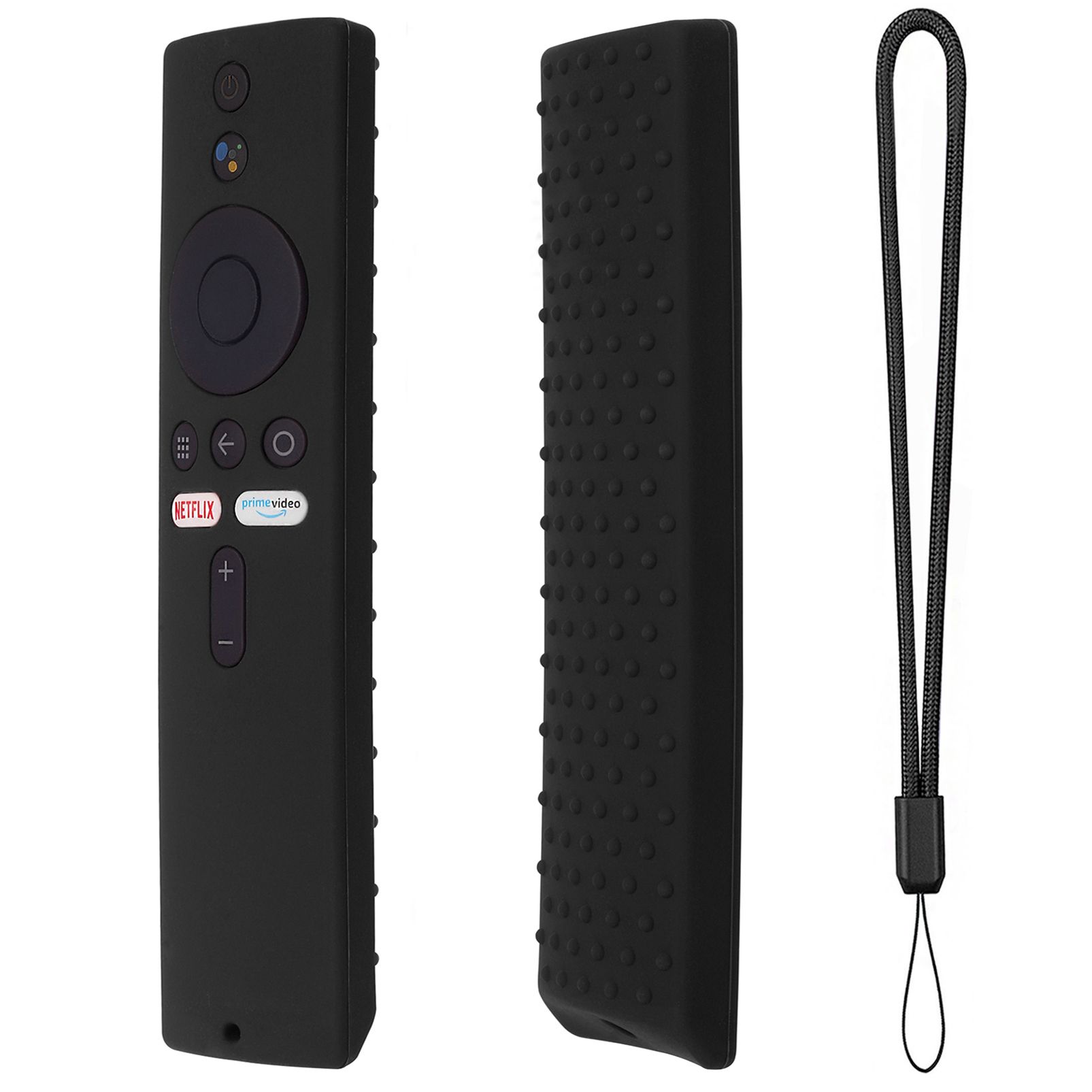 Beschermhoes Siliconen Cover Afstandsbediening Huid Afstandsbediening Protector Voor Xiaomi Mi Box S 4K Tv Stick: black