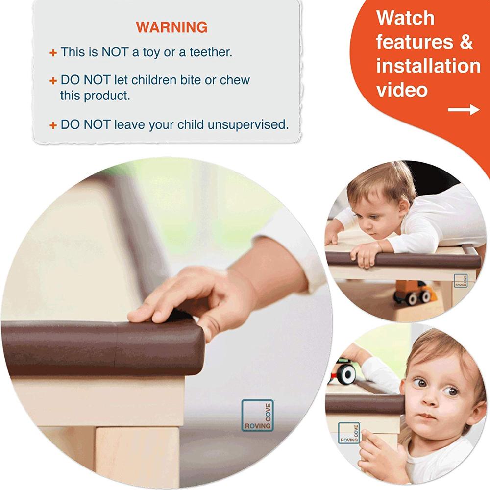Baby veiligheid corner protector tafel tafel rand vangrail kind veiligheid bescherming meubels hoek hoek bescherming 20.4 voeten [18
