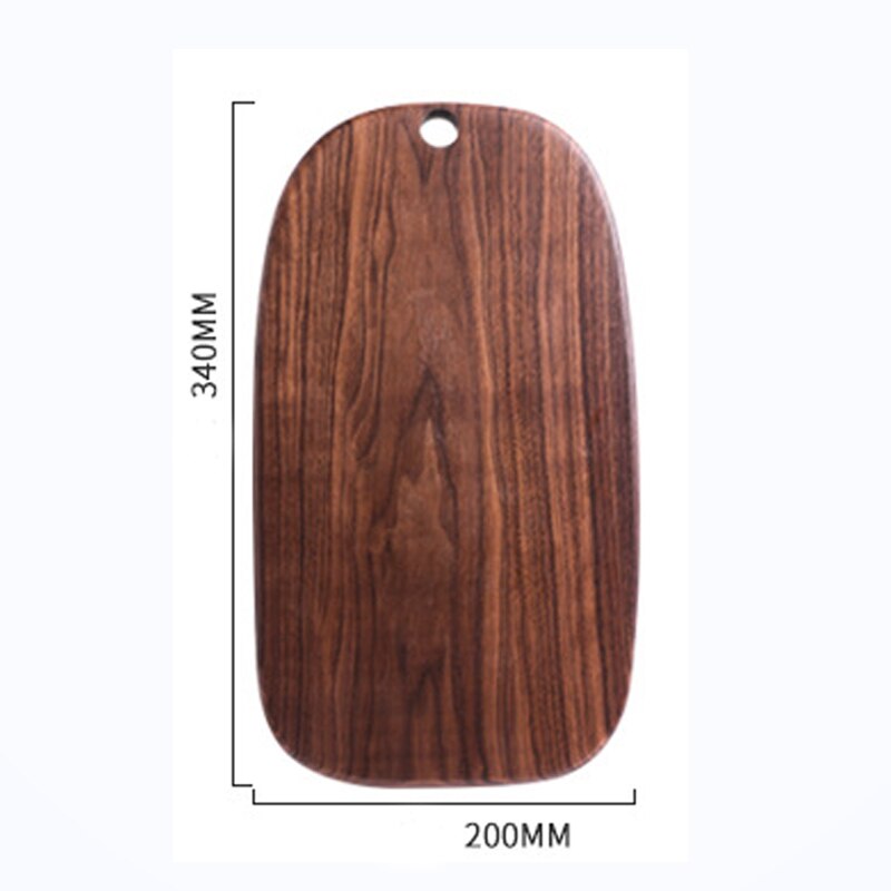 Black Walnut Whole Wood Kitchen Cutting Board Solid Wood Rootstock Lacquerless Fruit Chopping board Kitchen cut kitchen stuff: A-2